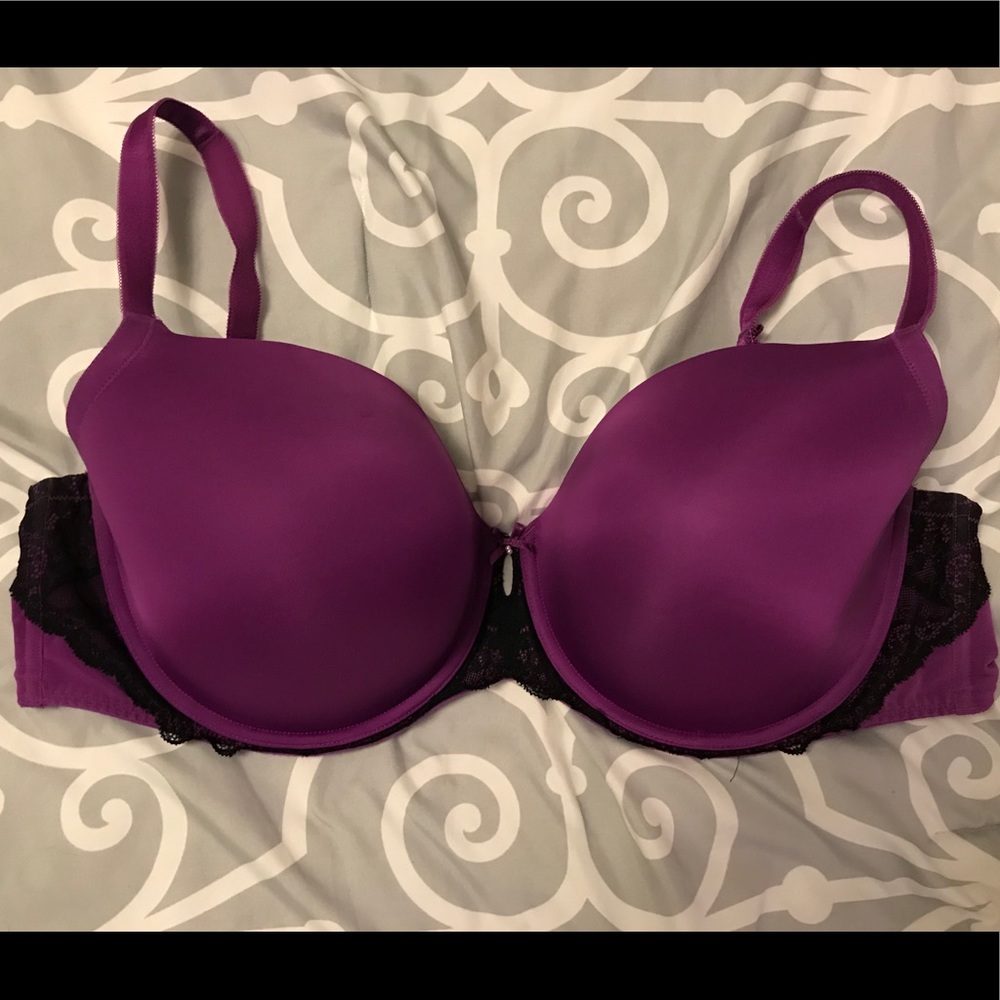 Purple & black lace Torrid bra 42DDD